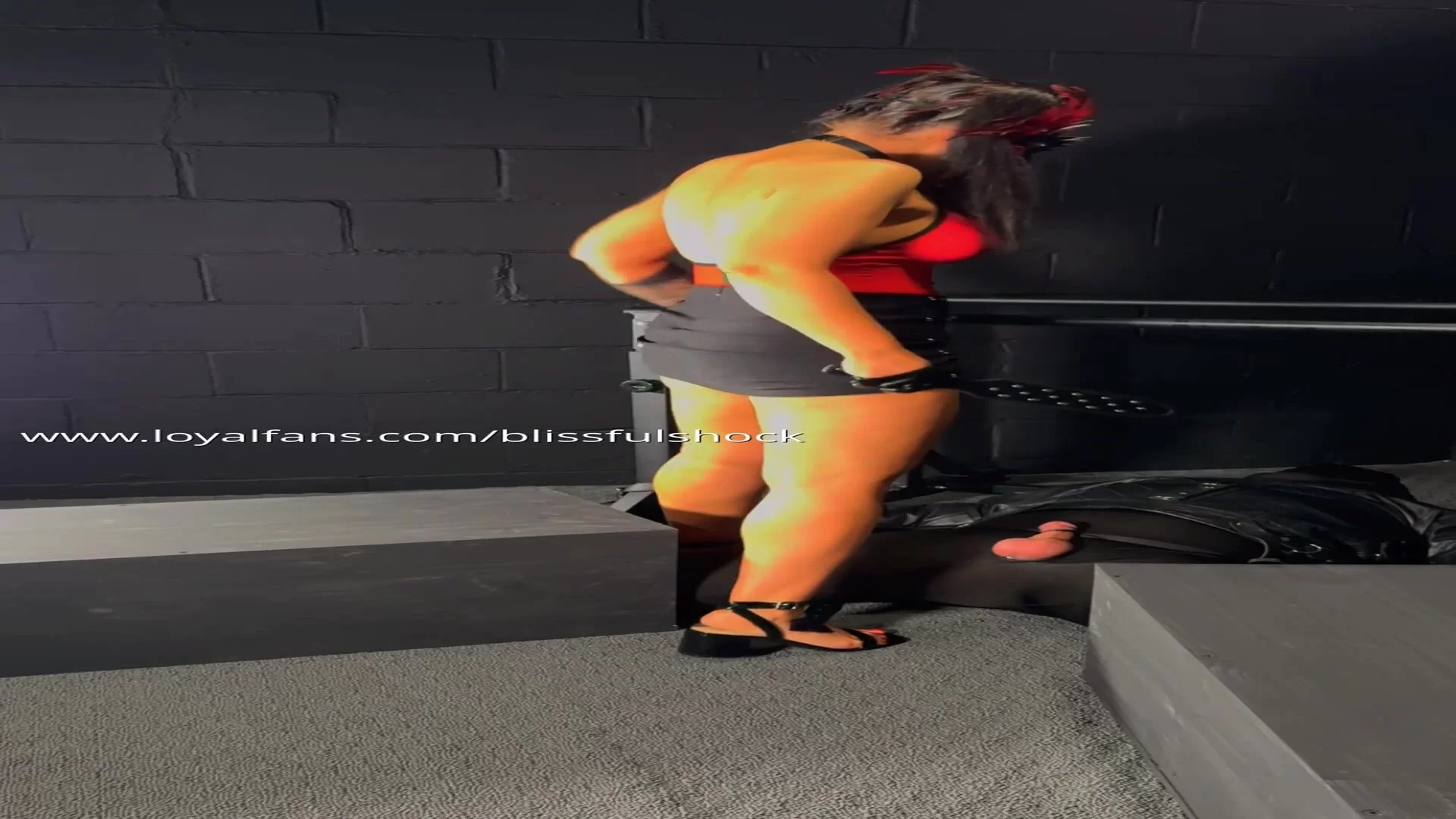 BlissfulShock - Trampled And Tormented - Brutal Heel Stomping And Paddle Play - Selena Stern Ball...
