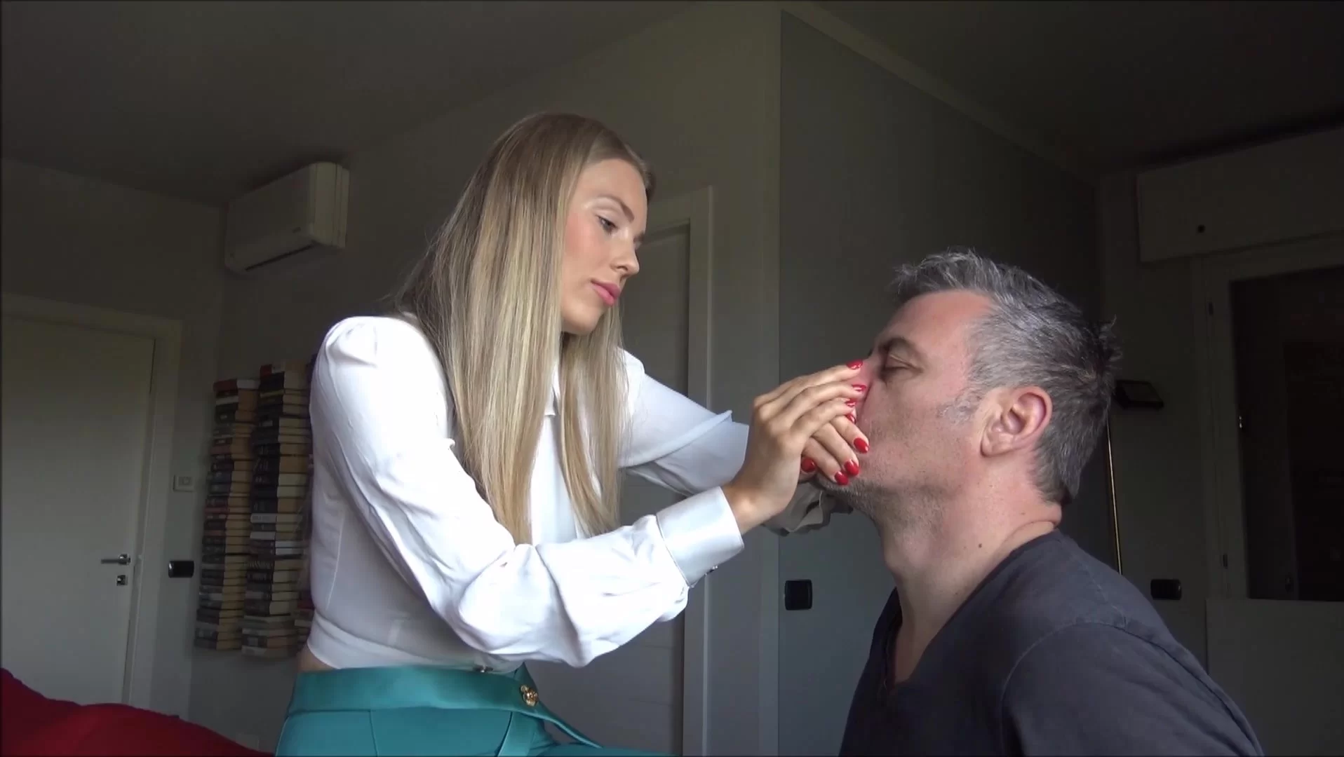 Divine Goddess Gabriella - Worship My Hands Slave 2 - Hand Worship Hand Over Mouth Finger Sucking...