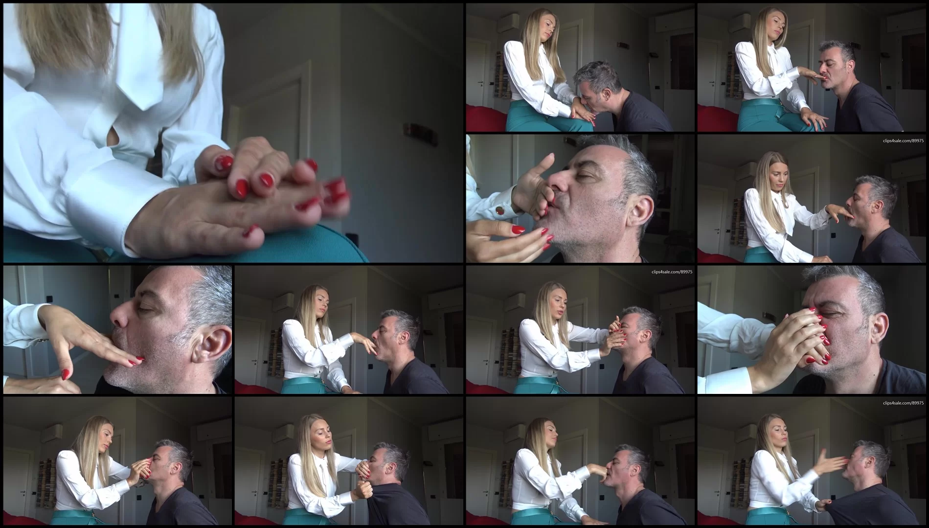 Divine Goddess Gabriella - Worship My Hands Slave 2 - Hand Worship Hand Over Mouth Finger Sucking...