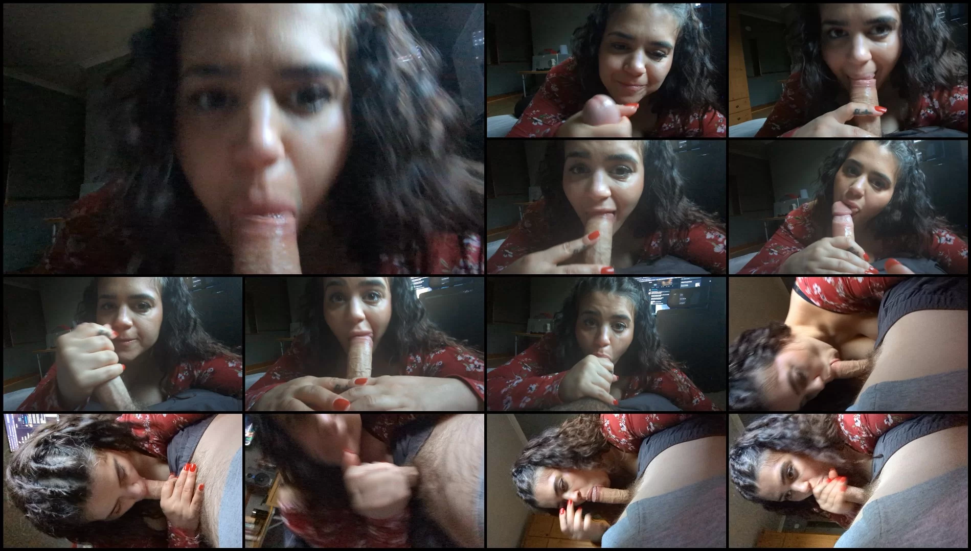 LuciaGomez - Sub only allowed to talk w cock in mouth-Femdom