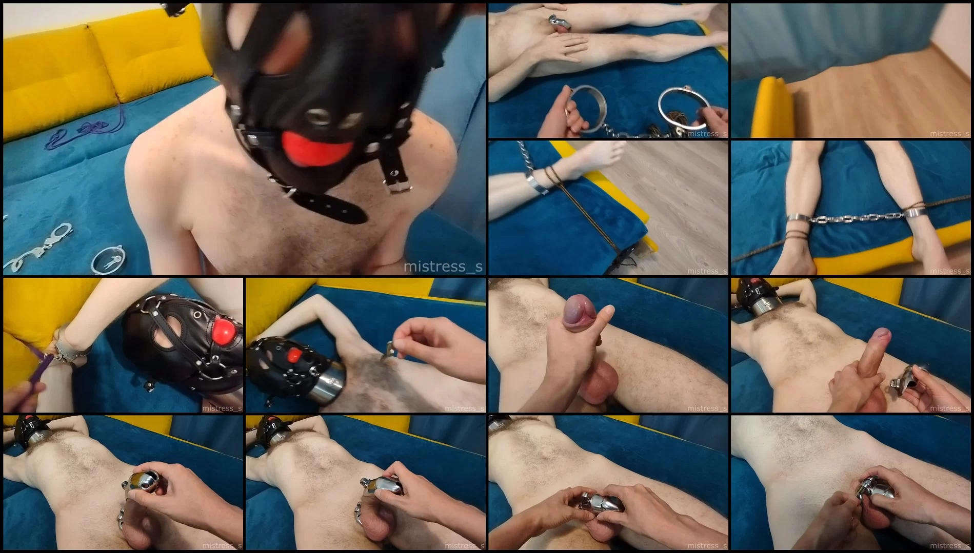 MistressS - Real Amateur Mistress POV Bondage After A Week In Chastity Cage-ChastityTeaseAndDenial