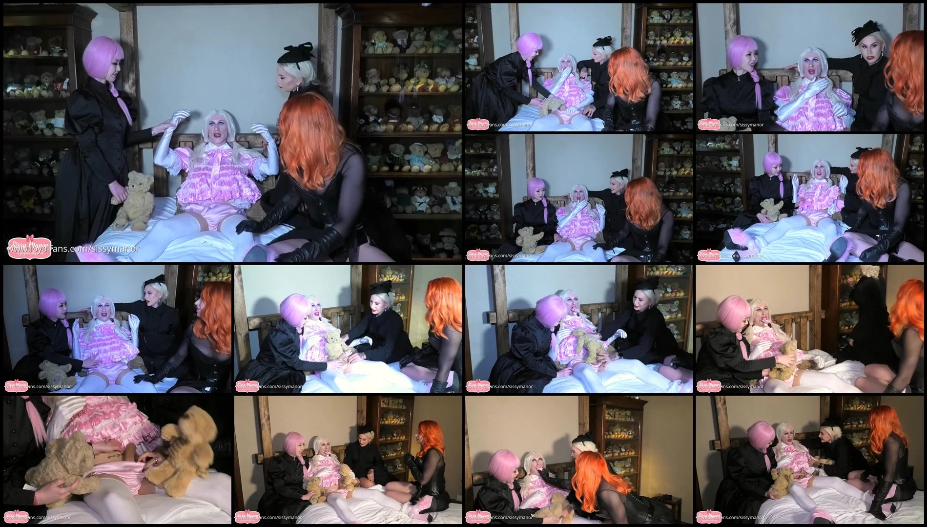 SissyManor - Sissy Doll Playtime - Miss Patricia Goddess Titania And Ava Von Medisin-Femdom