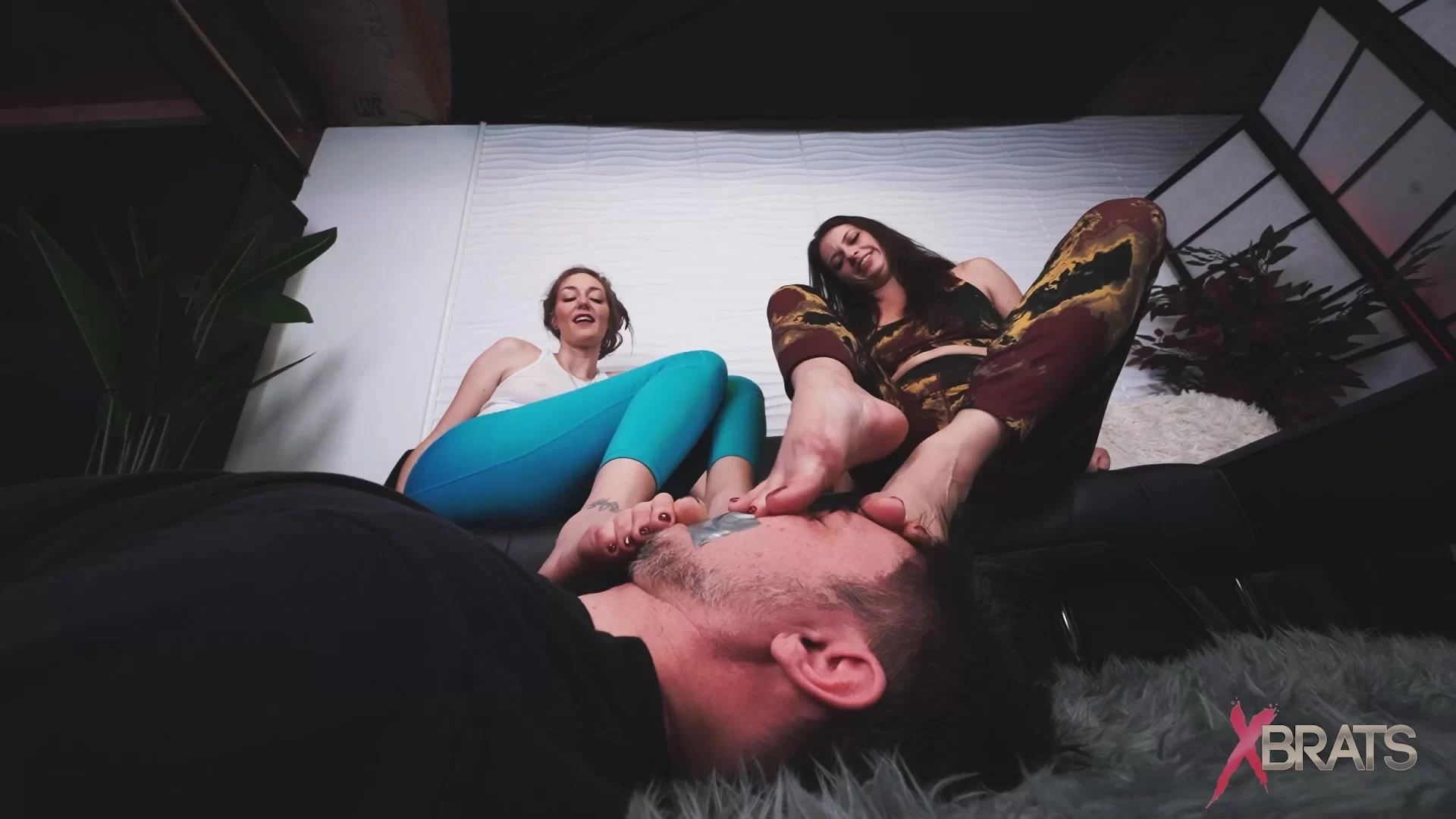 XbratsBrattyFootGirls - Sablique   Indica - Our Feet Reek-Femdom,Fetish ,Footworship