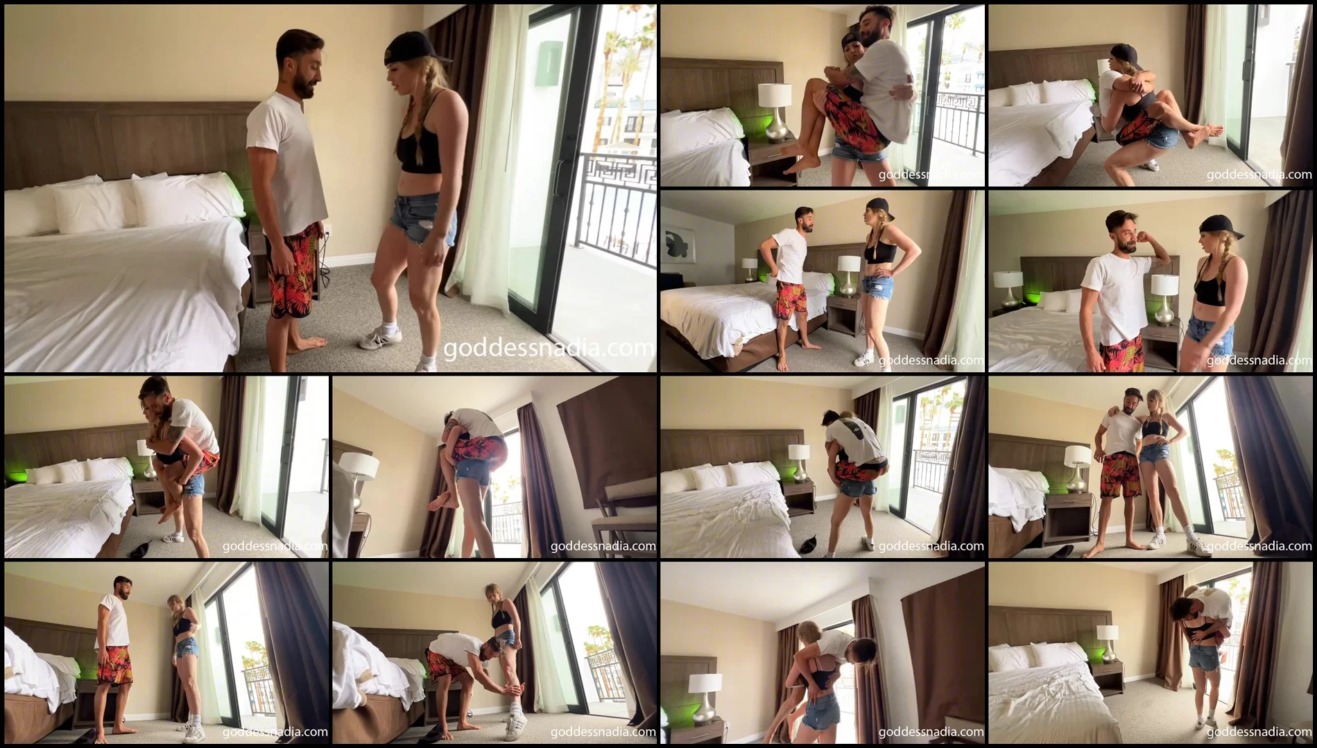Goddess Nadia Clips - Lifting My Boyfriend-Femdom