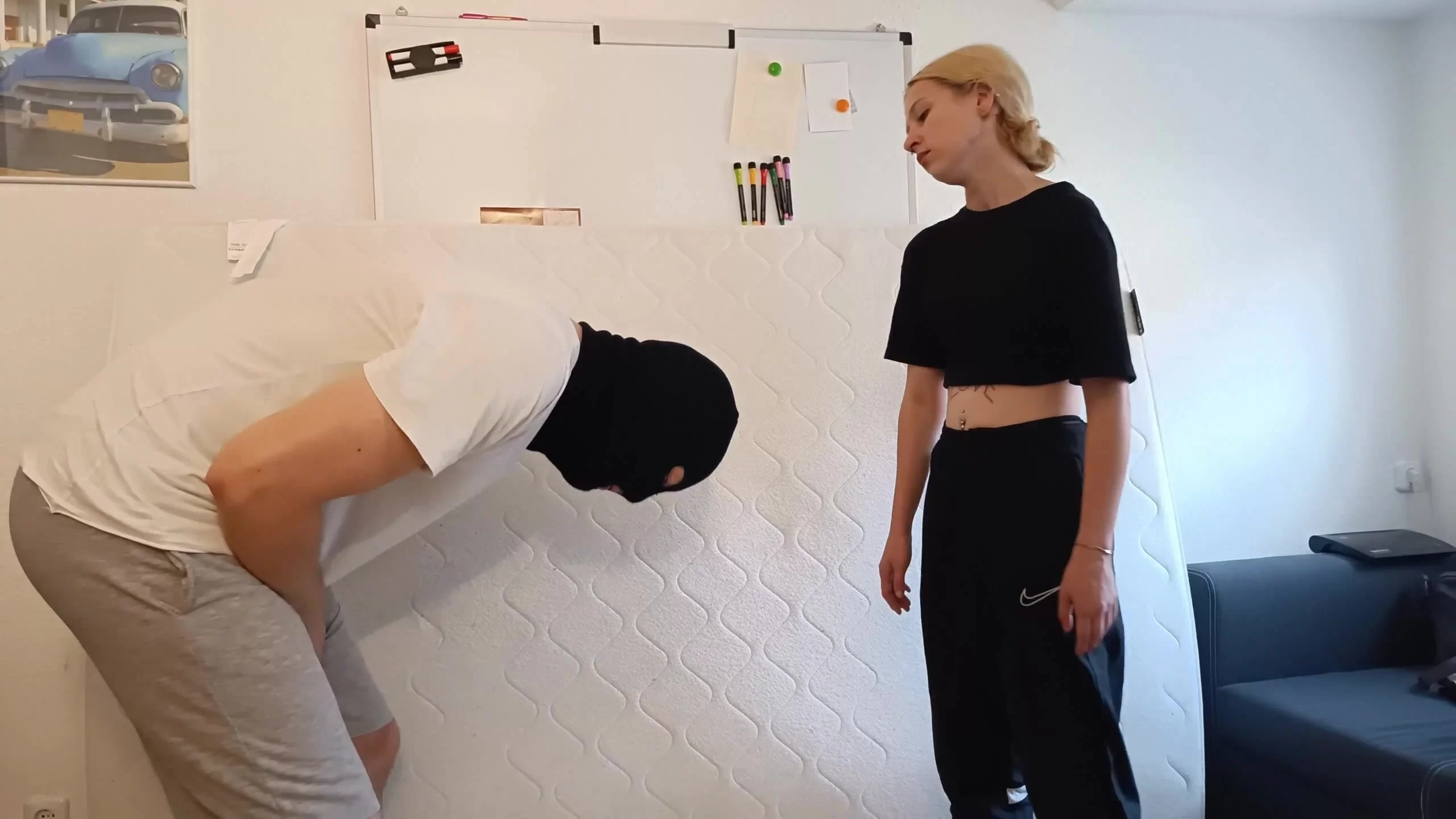 German Balls Busted - 18 Year Old Girl Hates My Balls-BallAbuse