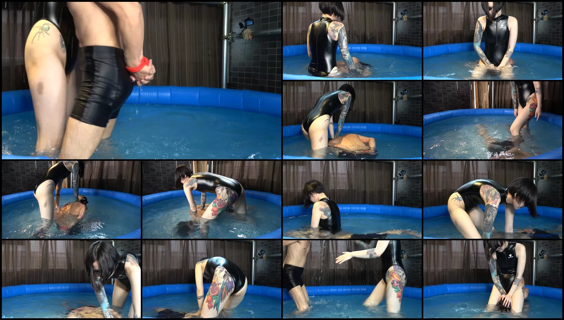 Cruel JP Woman - Water Wrestling - Round 4-Fetish
