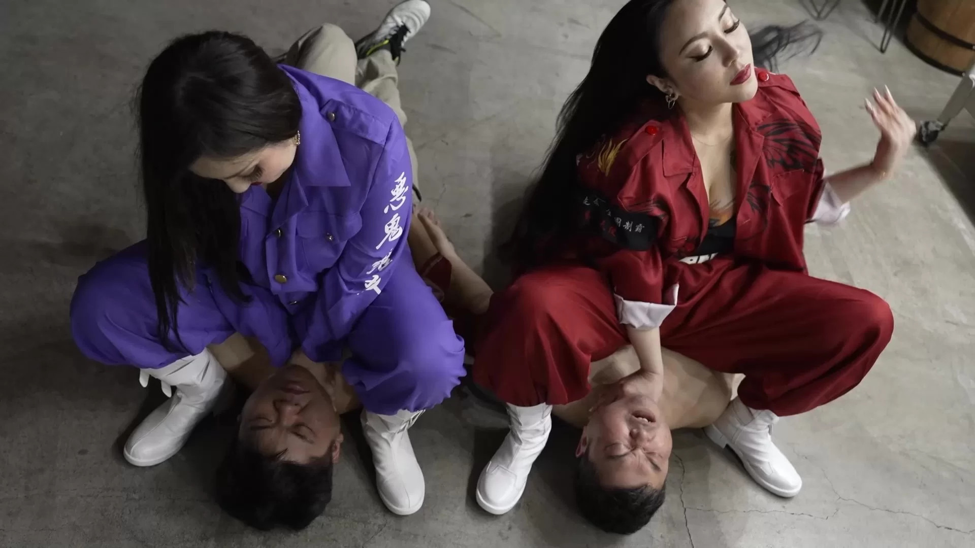 Faceslap Japan Super Hard - Cruel Smother By Two Evil Women-Fetish