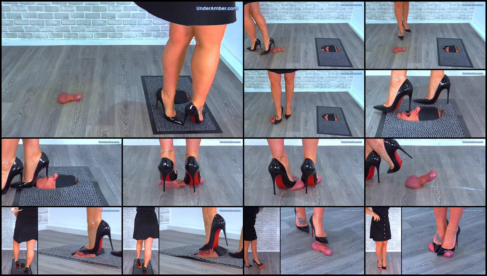 Under Amber - 207 Goddess Amber Lick Your Cum From The Soles Of My Louboutin Heels - Ultimate Bun...